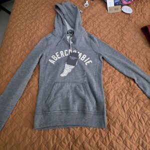 Women's XS Abercrombie Gray Hoodie